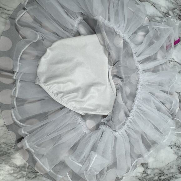 Weissman Polka Dot Pink Bow Skirted Dance Costume Child Small SC 0341 Minnie - Picture 4 of 4